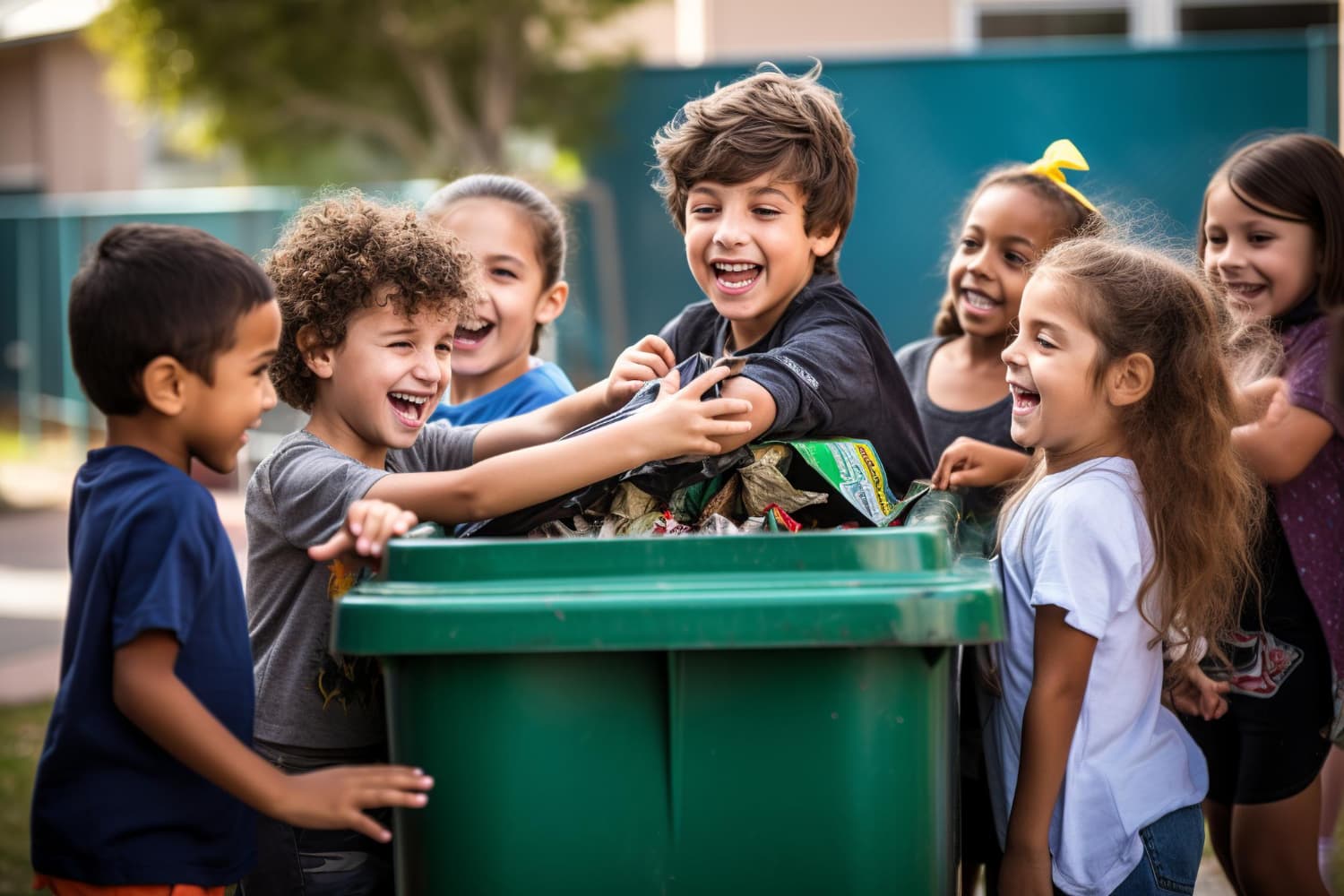 Enseñar a reciclar en el colegio